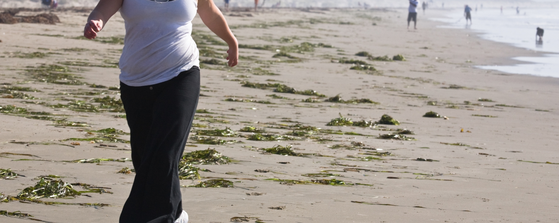 beach, aerobic walking, cardiovascular exercise